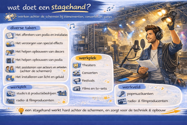 Wat doet een stagehand